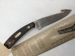 VINTAGE OLD TIMER SCHRADE 1580T KNIFE FIXED BLADE WITH GUT HOOK