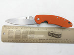 Cloan Spyderco C156GP Brad Southard Flipper CTS-204P Knife Orange G10