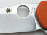 Cloan Spyderco C156GP Brad Southard Flipper CTS-204P Knife Orange G10