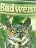 Budweiser Birds Of Prey Great Horned Owl Beer Stein 1994 COA Numbered Edition Lidded