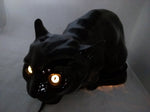 WKKW Black Cat Austria Wiener Kunstkeramische Werkstätte Busch Ludescher Ceramic Night Light