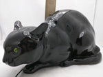 WKKW Black Cat Austria Wiener Kunstkeramische Werkstätte Busch Ludescher Ceramic Night Light