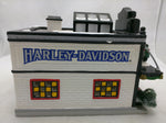 Dept 56 Snow Village 1996 HARLEY DAVIDSON MOTORCYCLE SHOP 54886 Station Garage Gas