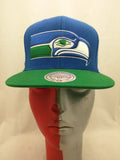 New Mitchell & Ness Seattle Seahawks Hat Cap Adjustable Nostalgic NFL Snapback