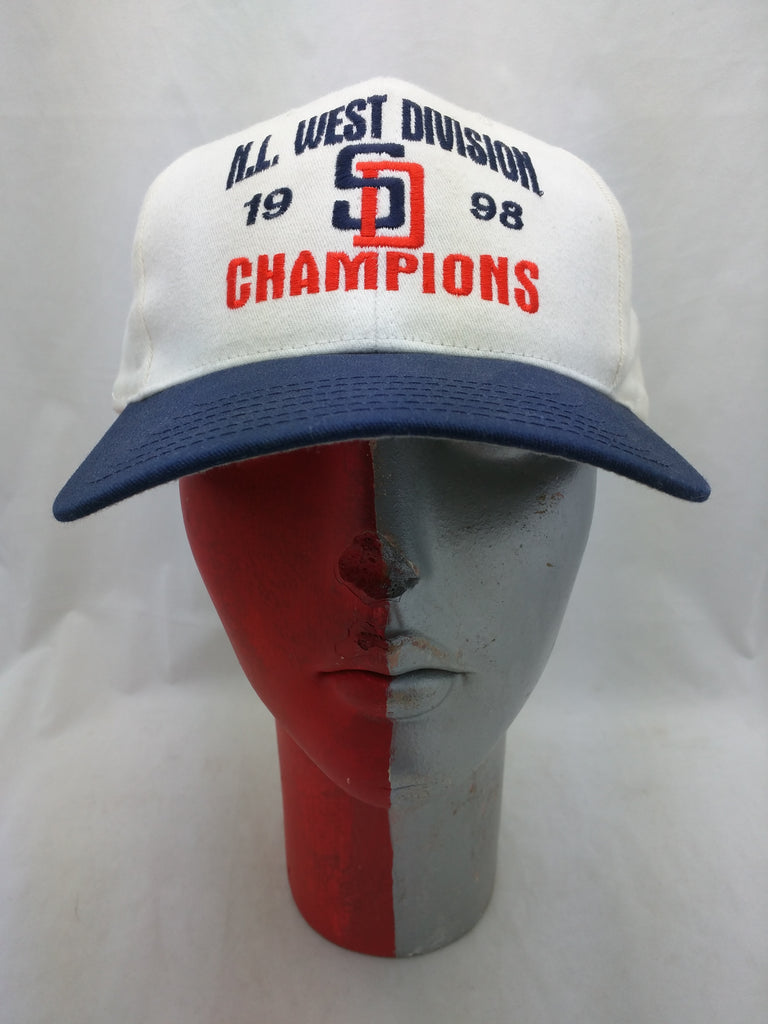 New SD San Diego Padres Hat Cap NL West Division 1998 Champions