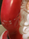 42" Santa General Foam Plastic Lighted USA Waving Blow Mold Blowmold
