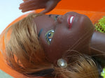 Barbie CHRISTIE Superstar Black Doll 1976 Mattel 9950 w/AS-IS BOX
