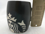 2011 Starbucks Mermaid Etched Siren Lady Coffee Mug Black