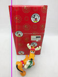 Pluto Sock in Mouth Figurine Enesco Christmas Stocking Porcelain Mickey's Workshop
