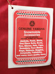 L Red Yamaha Vest Vintage Nylon Accessory Genuine NOS