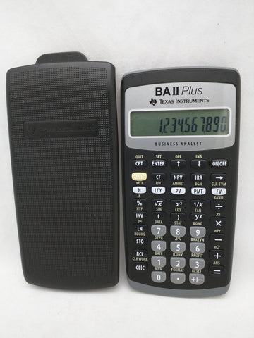 TI BAIIplus Calculator Texas Instruments Business Analyst BA II Plus +