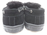 New 11 Clarks Mens Faux Fur Lined Suede Slippers Indoor Outdoor Driveway Slip On Boat Deck Moc