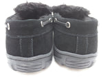 New 10 Clarks Mens Faux Fur Lined Suede Slippers Indoor Outdoor Driveway Slip On Boat Deck Moc