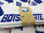 New 4 Pair BSU Tube Socks Boise State 80% Cotton Stripes Retro University Retro Donegal Bay Long White VTG