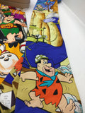 8 Tie Flintstones Neckties Hanna Barbera Silk Polyester 1993