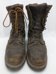 9.5 Safety Toe Red Wing Boots Work Logger Men Lace 4420