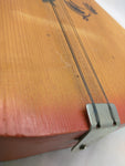 AS-IS 2 Birds Ukulele Mini Acoustic 6 String Guitar Pyrography Wood Burning Lyre Logo Uke
