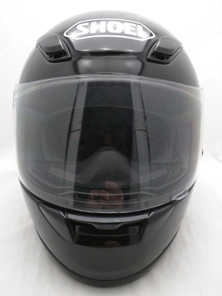 shoei full face black helmet L Shoei RF-1000 Gloss Black Motorcycle Helmet Full Face Large – Pocatello Market