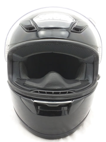 shoei full face black helmet L Shoei RF-1000 Gloss Black Motorcycle Helmet Full Face Large – Pocatello Market