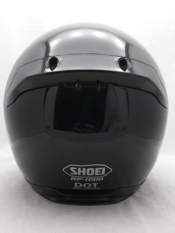 shoei 1000 helmet L Shoei RF-1000 Gloss Black Motorcycle Helmet Full Face Large – Pocatello Market