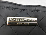JNY Logo Debosse Jones New York Recessed Zipper Signature Clutch Soft 108833