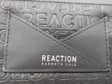 NEW Logo Black Wallet Kenneth Cole Reaction Zip Around $58 MSRP