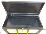 Yellow Stanley Tool Chest Roller Cart Box 2 Section