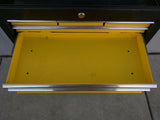 Yellow Stanley Tool Chest Roller Cart Box 2 Section