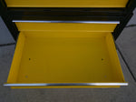 Yellow Stanley Tool Chest Roller Cart Box 2 Section