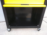 Yellow Stanley Tool Chest Roller Cart Box 2 Section