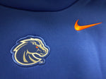 NEW M $90 BSU Nike Therma Pullover Hoodie Shortsleeve Mens Boise State Broncos Jacket Sweatshirt Onfield University