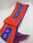 NEW Winter Scarf Boise State Broncos University BSU 2-Sided School Spirit Donegal Bay