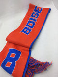 NEW Winter Scarf Boise State Broncos University BSU 2-Sided School Spirit Donegal Bay