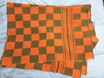 Baron Plaid Blanket Brigham UT Wool Woolen Mill VTG Red Black Checker Hunter Throw