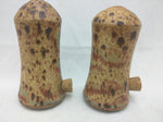 Joseph Osolnik Salt & Pepper Shakers Studio Pottery Stoneware VTG Mid-Century