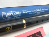 PB 6000 Peripole Angel Soprano Halo Recorder Flute Bag Baroque Fingering