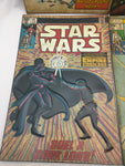 4 Tin Sign Star Wars Comic Book Cover Open Road 8.5X13 Falcon Chebacca AT Walker Vader