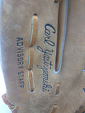 42-5376 Carl Yastrzemski Lefty LHT Spaulding Baseball Glove Mit Endorsed Leather