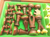 Unique Chess Set Board Wooden Pieces Board Folding Travel Complete
