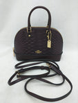 Faux Snake Mini Dome Coach Purse w/strap Handbag Bag Women