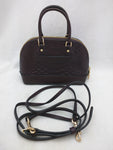 Faux Snake Mini Dome Coach Purse w/strap Handbag Bag Women