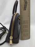 Faux Snake Mini Dome Coach Purse w/strap Handbag Bag Women