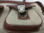 Leather Canvas Tapestry Logo Dooney Bourke Purse Handbag Bag Satchel Women