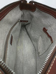 Leather Canvas Tapestry Logo Dooney Bourke Purse Handbag Bag Satchel Women