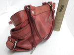 Distressed Salmon Fossil Leather Purse Handbag Bag Women