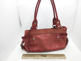 Distressed Salmon Fossil Leather Purse Handbag Bag Women