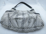 Blue White Knit Chevron Simply Vera Wang Purse Handbag Bag Women