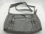 Dana Buchman Grey Chain Buckle Purse Handbag Bag Women