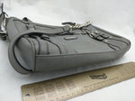 Dana Buchman Grey Chain Buckle Purse Handbag Bag Women