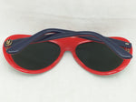 Bolle France by GH Japan Blue Red White  Sunglasses Vintage
